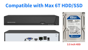 XMEye Pro 5MP 4K HD 10CH Máy Quay Video Mạng Kỹ Thuật Số Hỗ Trợ Ghi Hình IP POE NVR Phát Hiện Khuôn Mặt AI Người P2P H.265 + CCTV NVR - Product Image 6