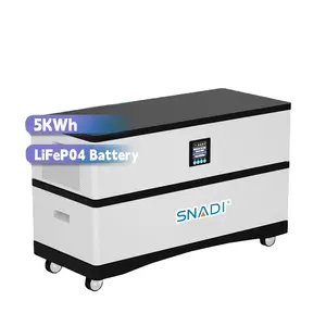 SNADI-generador solar todo en uno, sistema de almacenamiento de batería de litio inteligente apilado, conectado a la red, sistema de energía solar inteligente