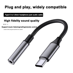 HiFi USB Type C vers 3.5 <span class=keywords><strong>Jack</strong></span> <span class=keywords><strong>adaptateur</strong></span> pour écouteurs <span class=keywords><strong>USBC</strong></span> 3.5mm convertisseur de câble Audio USB-C vers 3.5mm casque <span class=keywords><strong>adaptateur</strong></span> Audio - Product Image 4