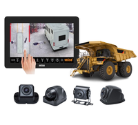 360 Degrés Camion Bus 2D 3D Panoramique Vue D'oiseau Système De Caméra De Recul Avm Around View Monitor pour Vans Campers RV