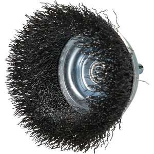 BRILLIANT TOOLS - BT103106 Cepillo de tarro, Ø 75 mm con soporte de 6mm-EAN 4042146868645 ABRASIVOS RUEDAS DE MOLETEADO, CEPILLOS Y CAPOS - Product Image 1