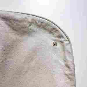 Housse de voyage pour costume ou manteau en toile de coton 100% non blanchie, housse anti-poussière pour vêtements, sac de costume en toile de coton - Product Image 6
