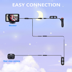 Nhà Máy Bán Hàng Trực Tiếp 7 Inch Tầm Nhìn Ban Đêm Bé Xe Máy Ảnh Màn Hình Kit Trong Xe Hệ Thống Video Cho Trở Lại Chỗ Ngồi - Product Image 6