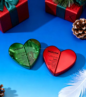 Huile pour cuticules en forme de cœur SAGALAGA, couleur Noël, 20 ml, parfum vanille de luxe, huile de fraise, vente en gros