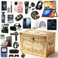 Boîte Cadeau Mystère 2 Pièces - Articles Surprise - Boîtes Aléatoires d'Électronique - Montre, Écouteurs, Téléphone, Tablette - 100% Surprise - Boîte Mystère 3C