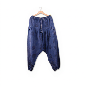 Cintres longs en coton pour pantalons et jupes avec organisateur de vêtements gain de place et organisateur de garde-robe fait main - Product Image 1