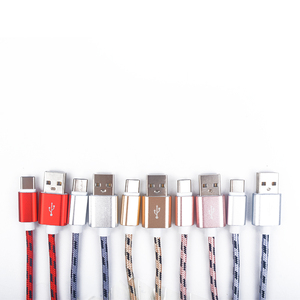 3 metros de 10 pies 1 Amp de Nylon personalizable de carga rápida USB Cable de transferencia de datos para el tipo-C - Product Image 2