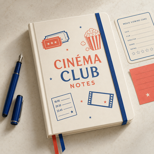 Carnet <span class=keywords><strong>de</strong></span> notes <span class=keywords><strong>de</strong></span> cinéma LABON personnalisé A5, journal <span class=keywords><strong>de</strong></span> film, bande <span class=keywords><strong>de</strong></span> film, avis sur le film, notation du <span class=keywords><strong>réalisateur</strong></span>, citations, notes, double bande élastique - Product Image 1