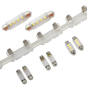 led festoon tape light string light belt LED Xenon bulb 41mm LED FUSE Bulb Strip lamp 24V Flex Hotel Showcase