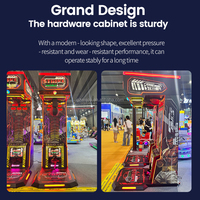 Máquina de Boxeo Arcade Operada con Monedas, Equipo de Juego Electrónico de Acero y Metal para Medir la Fuerza, Ideal para Salas de Juego y Parques de Diversiones
