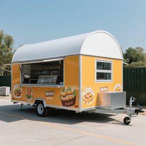 Remorques de vente de jus entièrement équipées, cuisine mobile, camion de restauration rapide avec certification CE - Product Image 5