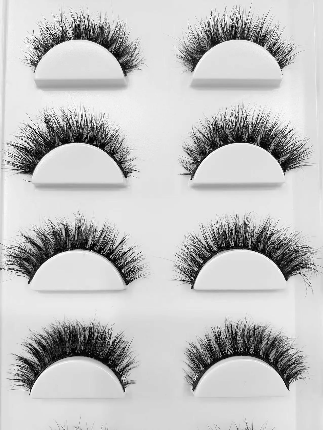High Quality Natural Looking Eyelashes Strips Mink Bulk Wholesale Eyelash Supplier Mink Lashes For Make Up