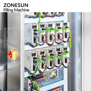 Machine de remplissage automatique ZONESUN ZS-VTPF4 à 4 têtes avec pompe à engrenages servo pour liquides visqueux et pâtes, avec dosage quantitatif pour lessive - Product Image 6