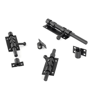 Nhiệm Vụ Nặng Nề Thép Không Gỉ Màu Đen Cửa An Ninh Chốt Trượt Bolt Bắt Đóng Cửa Cho Vườn Cửa Và Cửa Sổ Đêm Chốt Khóa - Product Image 2