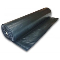 Bâche en polyéthylène noir PE pour la construction, 4 m x 50 m