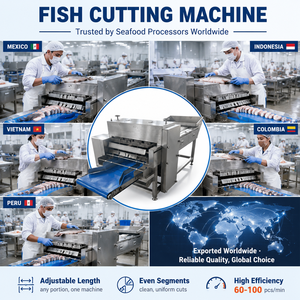 Máquina Cortadora de Pescado Automática SUS304 con Cinta Transportadora Separación Cabeza Cuerpo Cola para Sabalote <span class=keywords><strong>Sardina</strong></span> - Product Image 2