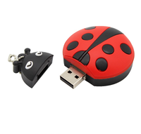 Jaster-clé USB 2020 beau modèle coccinelle, support à mémoire de 4GB 8GB 16GB 32GB 64GB, lecteur Flash créative, cadeaux