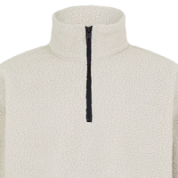 Hoodie Fleece OEM Berkualitas Tinggi Pria, Hoodie Lengan Panjang Pria dengan Resleting 1/4, Hoodie Pria