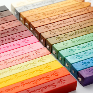 Antique Vintage <strong>Wax</strong> Seal Stamp <strong>Sticks</strong> with Cotton Wick Retro <strong>Sealing</strong> <strong>Wax</strong> for Stamp Collection - Product Image 4
