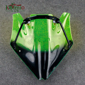 KOLMIO-LAM adapté pour <span class=keywords><strong>moto</strong></span> de couleur verte pour <span class=keywords><strong>Kawasaki</strong></span> <span class=keywords><strong>Z750</strong></span> Z750R <span class=keywords><strong>MOTO</strong></span> pare-brise déflecteur de vent pare-brise avec Support - Product Image 3