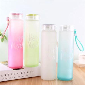 Bottiglia d'Acqua in Vetro <span class=keywords><strong>HELLO</strong></span> MASTER Personalizzabile all'Ingrosso, Senza BPA, Bottiglia per Bere Acqua in Vetro Satinato per Bambini - Product Image 2