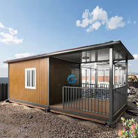 Vente en gros de maisons préfabriquées en conteneurs détachables de 20 pieds, café, dortoir, bureau, appartement, maison préfabriquée en kit, Chine