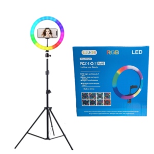 Mejora la Calidad de tus Videos de <span class=keywords><strong>Tiktok</strong></span> con Luces de Relleno RGB, <span class=keywords><strong>Aro</strong></span> de Luz LED Circular de 14 Pulgadas, Bicolor, para Fotografía y Creación de Videos - Product Image 5