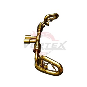 Sistema de Escape Completo Vortex Gold SS304 y Colectores para Porsche 911 GT3 991 4.0L Flat-6 9A1, Kit de Silenciador de Alto Rendimiento para Carreras - Product Image 2