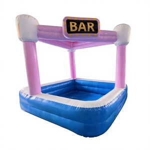Barra de agua inflable portátil para fiestas al aire libre en el patio trasero, casa de pub inflable, barra de piscina inflable - Product Image 1