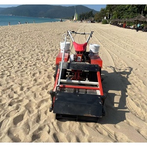 Limpiador de arena manual con empuje a pie, máquina de limpieza de playa, equipo de cribado de arena manual - Product Image 4