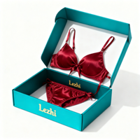 Boîte d'emballage en carton personnalisée avec logo pour lingerie sexy, vêtements pour femmes, bikini, boîte cadeau en papier, sous-vêtements de luxe, boîte à tiroir pour maillot de bain