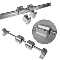 Kit de guidage linéaire robuste à 3 axes CNC pour routeur avec rail et arbre SBR pour l'aplatissement des dalles de pierre