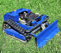 Mesin Pemotong Rumput RF Wholesale dengan Snowblade Robot, Pemotong Rumput Taman dan Bajak Salju, Mesin Pemotong Rumput Remote Control Murah