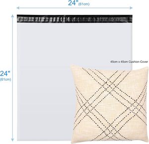 ถุงพลาสติกส่งของแบบมีช่องใส่ของ พิมพ์โลโก้ตามสั่ง ขายดีที่สุด - Product Image 4