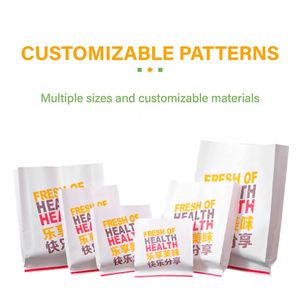 ZJPACK Wholesale High Quality Logo Printed Greaseproof Custom Popcorn Greaseproof Paper <b>Bag</b> for Food Packaging to Go - Product Image 4