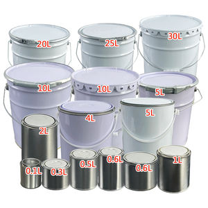 Lata circular de 3L para pintura/Lubricante-Contenedor de almacenamiento de metal, venta al por mayor a granel, directo de fábrica - Product Image 4