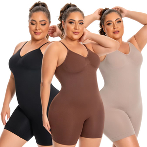Nouveauté Body Gainant à Haute Compression en Nylon, Sans Couture, pour Femmes, Dos Nu, Grandes Tailles - Product Image 6