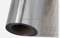 Film d'aluminium laminé moderne à réflectivité 97 %, certifié CE, en tissu tissé pour doublure de conteneur, écologique et résistant au feu