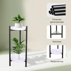 Low MOQ Indoor Home Decor Baumform Metall Pflanzenst änder Platzsparender Blumen ständer für Balkone & Garten - Product Image 5