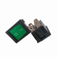 Fabrication approvisionnement T125 16A KCD4 lampe verte interrupteur à bascule arrêt usd pour équipement et appareils