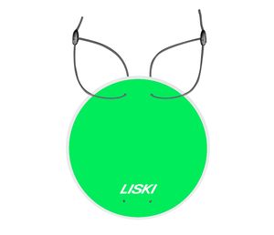 LISKI Round plastic target 42cm - drilled and with fixing elastics - green <b>Portable</b> and Durable Soccer <b>goal</b> Target - Product Image 1