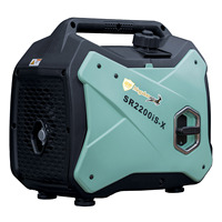 Générateur Inverter Numérique Portable Ultra Léger 2 kVA Super Silencieux pour Camping en Plein Air, Camping-car et Réceptions Extérieures Certifié CE