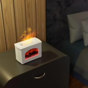 Máquina perfumada de 270ml, Mini humidificador de llama creativa, difusor de aceite esencial para chimenea, humidificador de aire de aromaterapia para el hogar YS - Product Image 5