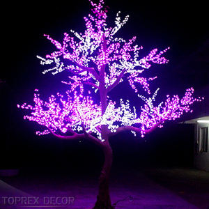 Toprex Offre Spéciale attrayant LED arbre de fleurs de cerisier éclairage artificiel en différentes couleurs Noël IP65 cote 220V tension - Product Image 1