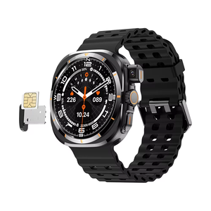 HKSF BW8 Smartwatch Round Screen Rotating Camera SIM Card Insertion BT Call Heart Rate Monitor <b>Waterproof</b> Fitness <b>Watch</b> - Product Image 4