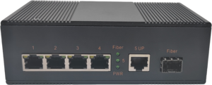HOT Selling Poe Switch 1 SFP 4 RJ45 +1 Uplink 1550nm Fiber Optic Equipment Gigabit Optic Industrial Switch Poe Media Converter - Product Image 1