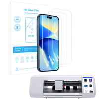 Équipement pour atelier de réparation de téléphones, machine à découper des films avec film hydrogel auto-cicatrisant EPU 120x180mm, solution commerciale complète