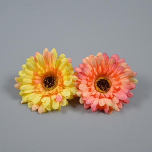 Fornitura alla rinfusa di seta margherita fiore artificiale 10cm Gerbera composizione floreale singole teste di Gerbera margherita - Product Image 5