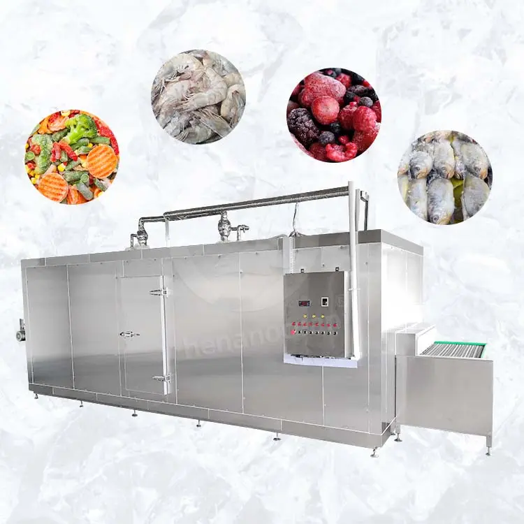 OCEAN Ice Cream Small Iqf Cryogenic Instant Liquid Nitrogen Freezer Tunnel Shock Freeze Equipment Machine