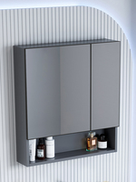 Miroir de maquillage mural, armoire de salle de bain avec éclairage LED le long du bord, miroir lumineux, décoration de salle de bain